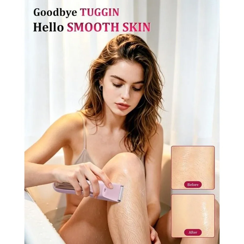 Bikini Trimmer for Women Dual Head Electric Razors